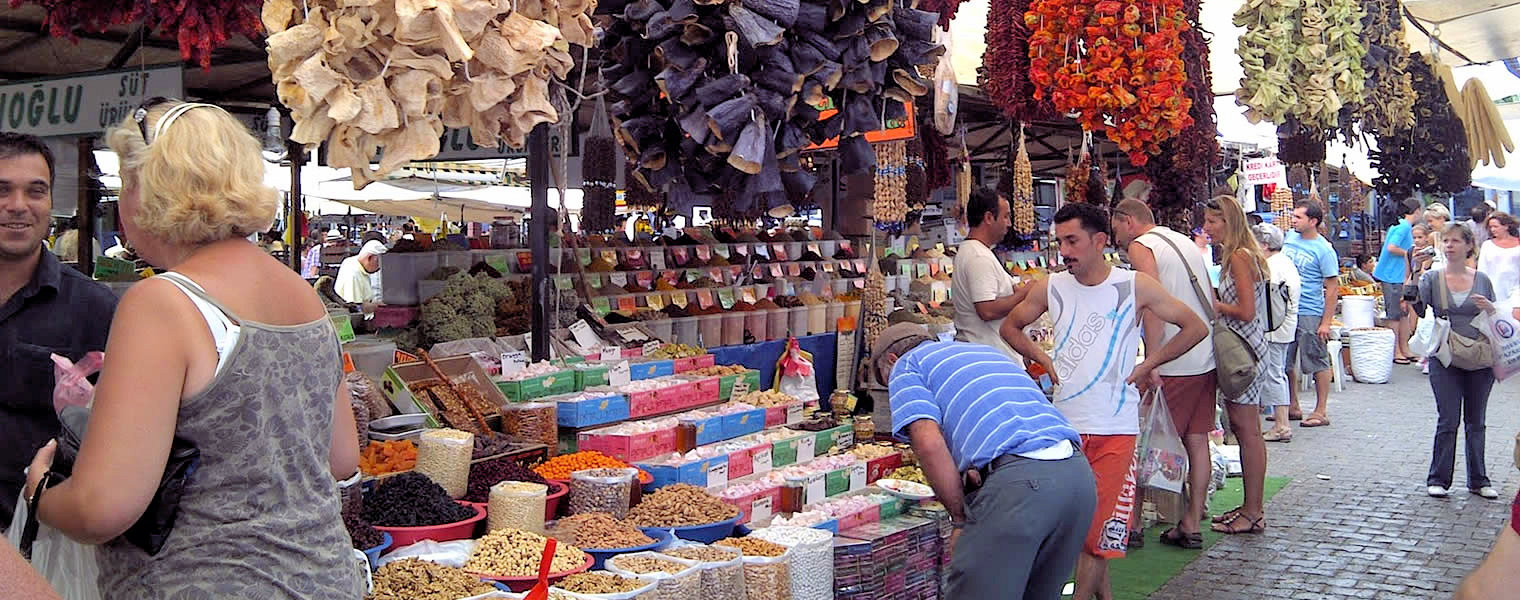 Турецкий базар bodrum Ekskursii